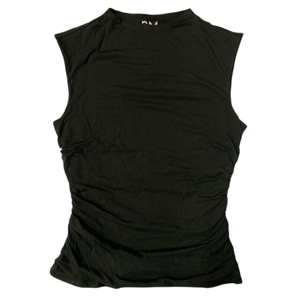 RM by Rebecca Minkoff Women's Soft Mock Neck Tank Top - Black